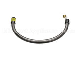 B-0028-H2A T&S Brass Hose, 28 Flexible Stainless Steel, Less