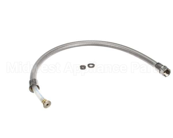 B-0032-H2A T&S Brass Hose, 32 Flexible Stainless Steel, Less