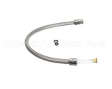 B-0032-H2A T&S Brass Hose, 32 Flexible Stainless Steel, Less