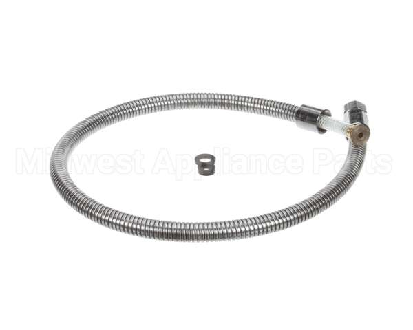 B-0040-H2A T&S Brass Hose, 40 Flexible Stainless Steel, Less