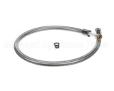 B-0040-H2A T&S Brass Hose, 40 Flexible Stainless Steel, Less