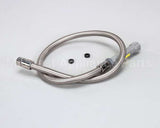 B-0044-H T&S Brass Hose, 44 Flexible Stainless Steel (Gray