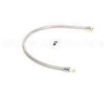 B-0044-H2A T&S Brass Hose, 44 Flexible Stainless Steel, Less