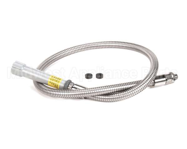 B-0044-HF T&S Brass Hose, 44 Flexible Stainless Steel With A
