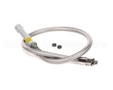 B-0044-HF T&S Brass Hose, 44 Flexible Stainless Steel With A