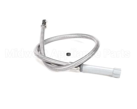 B-0050-H T&S Brass Hose, 50 Flexible Stainless Steel (Gray