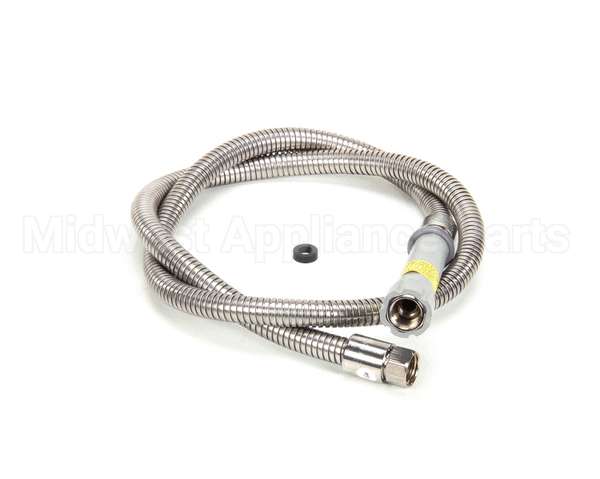 B-0056-H T&S Brass Hose, 56 Flexible Stainless Steel (Gray