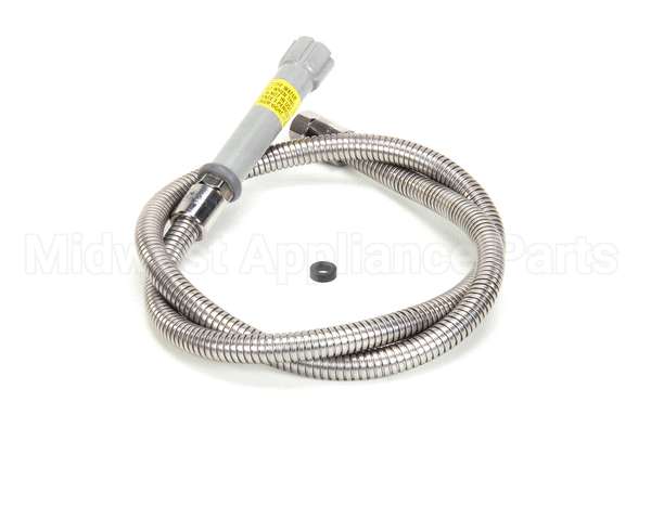 B-0056-H T&S Brass Hose, 56 Flexible Stainless Steel (Gray