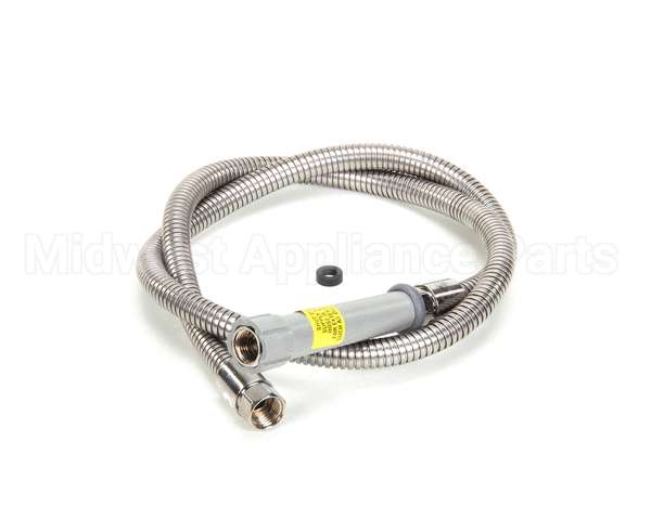 B-0056-H T&S Brass Hose, 56 Flexible Stainless Steel (Gray