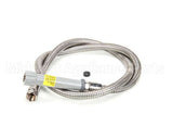 B-0056-H T&S Brass Hose, 56 Flexible Stainless Steel (Gray