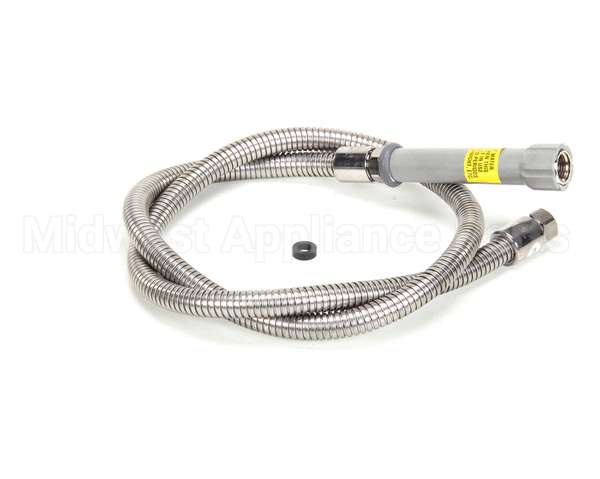 B-0056-H T&S Brass Hose, 56 Flexible Stainless Steel (Gray
