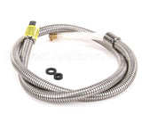 B-0056-H2A T&S Brass Hose, 56 Flexible Stainless Steel, Less