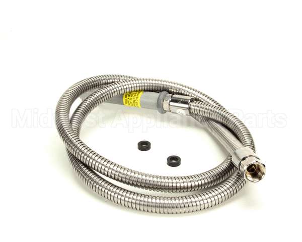 B-0068-H T&S Brass Hose, 68 Flexible Stainless Steel (Gray