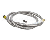 B-0068-H2A T&S Brass Hose, 68 Flexible Stainless Steel, Less