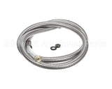 B-0068-H2A T&S Brass Hose, 68 Flexible Stainless Steel, Less