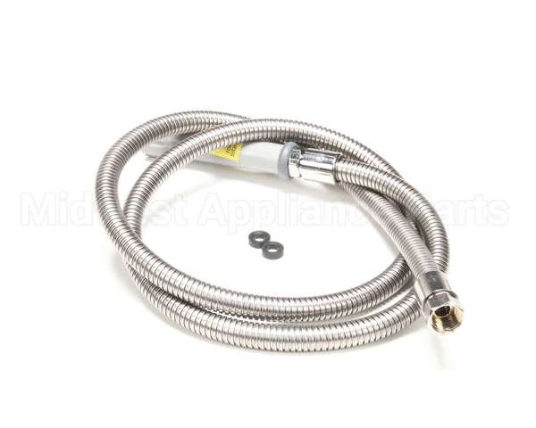 B-0072-H T&S Brass Hose, 72 Flexible Stainless Steel (Gray