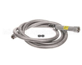 B-0096-H T&S Brass Hose, 96 Flexible Stainless Steel (Gray