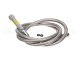 B-0096-H T&S Brass Hose, 96 Flexible Stainless Steel (Gray