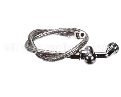 B-0101 T&S Brass Spray Valve W/ Rosespray Head & 38 Flexi