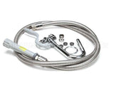 B-0102-A T&S Brass Pot & Glass Filler, Hook Nozzle, 68 Flex