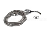 B-0102 T&S Brass Pot & Glass Filler, Plain End Curved Noz