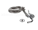 B-0102 T&S Brass Pot & Glass Filler, Plain End Curved Noz