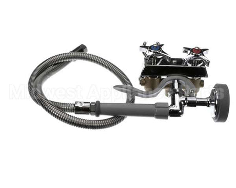 B-0105 T&S Brass Spray Valve And Wall Hook Outlet With St