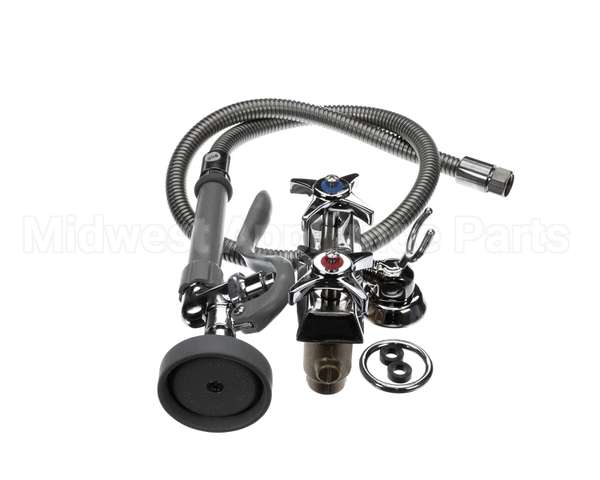 B-0105 T&S Brass Spray Valve And Wall Hook Outlet With St