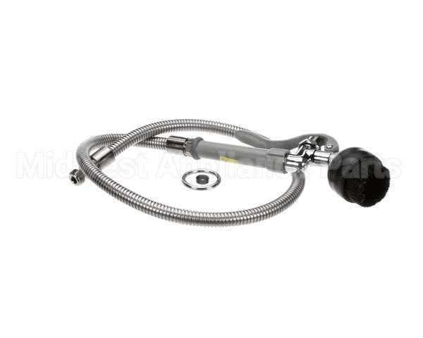 B-0106 T&S Brass Spray Valve With Brush And 44 Flexible S