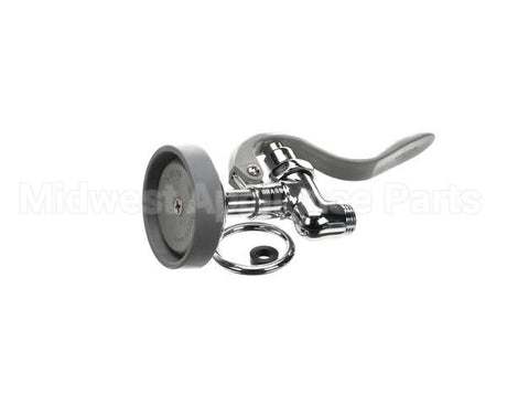 B-0107 T&S Brass Spray Valve, Gray Rubber Bumper, Doe Spr