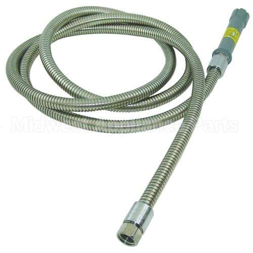B-0108-HOSE Compatible TS Brass 108 In S/S Flexiblehose