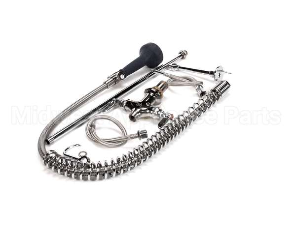 B-0113-B08C T&S Brass Easyinstall Prerinse:single Hole Deck