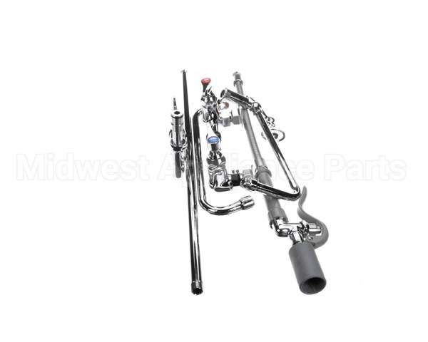 B-0131-ADF12-BC T&S Brass 8 Wall Mount Pre-Rinse, B-0107-C Spray V