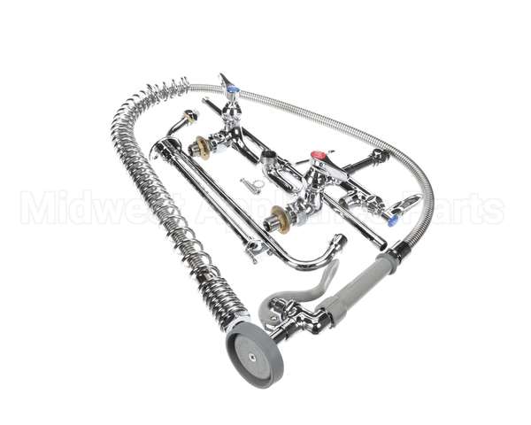 B-0133-01 T&S Brass Easyinstall Pre-Rinse, Spring Action, 8