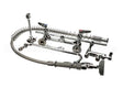 B-0133-12-CR-B T&S Brass Pre-Rinse Unit W/ Ceramas & Wall Bracket