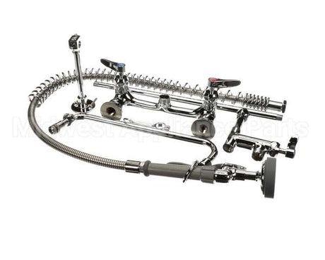 B-0133-12-CR-B T&S Brass Pre-Rinse Unit W/ Ceramas & Wall Bracket