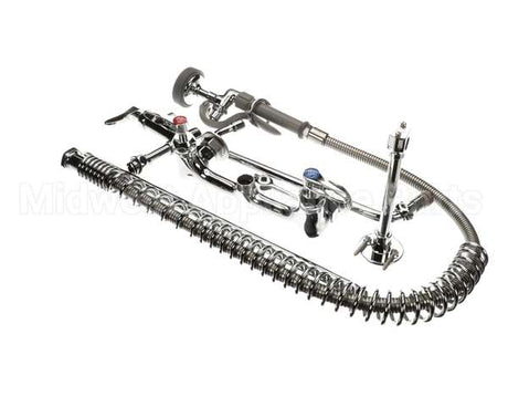 B-0133-12-CR-B T&S Brass Pre-Rinse Unit W/ Ceramas & Wall Bracket