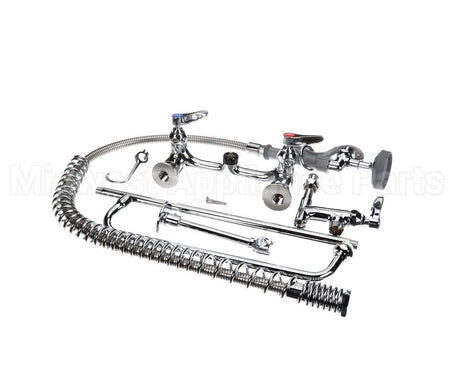 B-0133-ADF14-B T&S Brass Easyinstall Pre-Rinse, Spring Action, 8