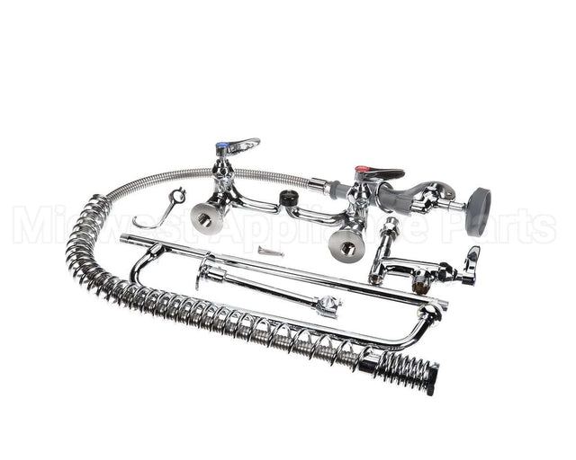 B-0133-ADF14-B T&S Brass Easyinstall Pre-Rinse, Spring Action, 8