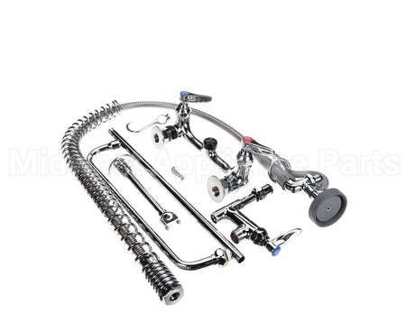 B-0133-ADF14-B T&S Brass Easyinstall Pre-Rinse, Spring Action, 8
