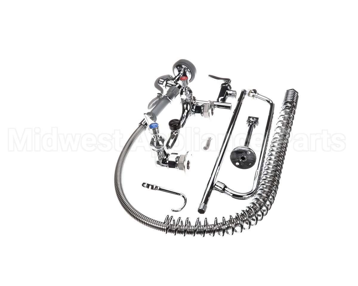 B-0133-ADF14-B T&S Brass Easyinstall Pre-Rinse, Spring Action, 8