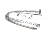 B-0133-LB T&S Brass Pre-Rinse, Spring Action, 18 Riser, 44 H