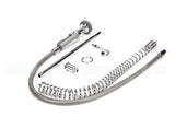 B-0133-LB T&S Brass Pre-Rinse, Spring Action, 18 Riser, 44 H