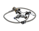 B-0200-LN T&S Brass Double Pantry Base Faucet, Swivel Outlet