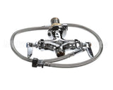 B-0200-LN T&S Brass Double Pantry Base Faucet, Swivel Outlet