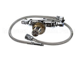 B-0200-LN T&S Brass Double Pantry Base Faucet, Swivel Outlet