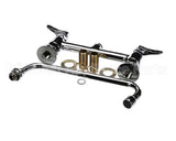 B-0220-061XCRF1 T&S Brass 8 Deck Mount Faucet, Ceramas, 10 Swing N