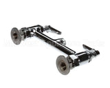 B-0220-LN T&S Brass Double Pantry Swivel Base Faucet, Deck M