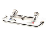 B-0221 T&S Brass Double Pantry Faucet, Deck Mount, 8 Cent