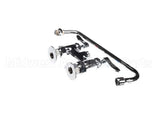 B-0225-CR T&S Brass Double Pantry Faucet Deck Mount 4 Cent